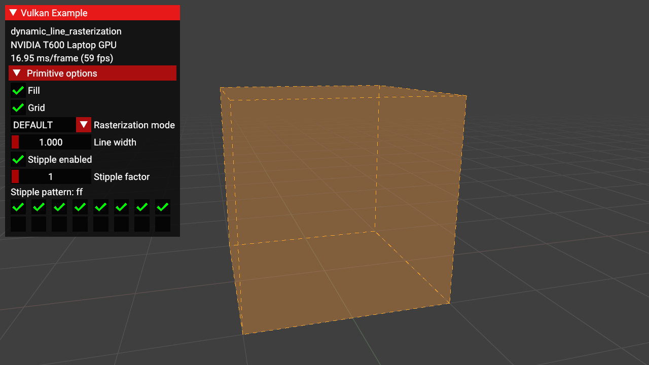 Dynamic line rasterization :: Vulkan Documentation Project