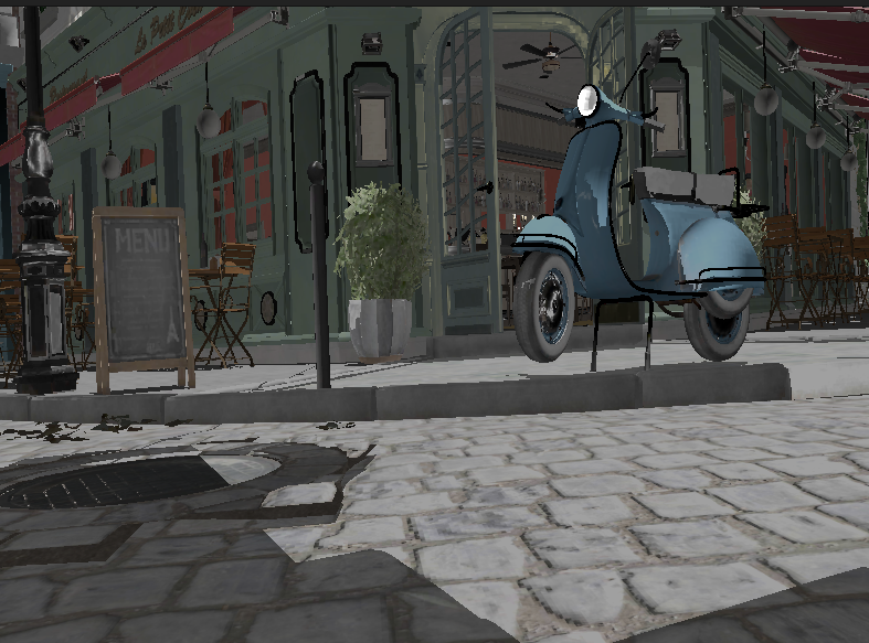 PBR materials with ray-traced shadows - demonstrating metallic surfaces