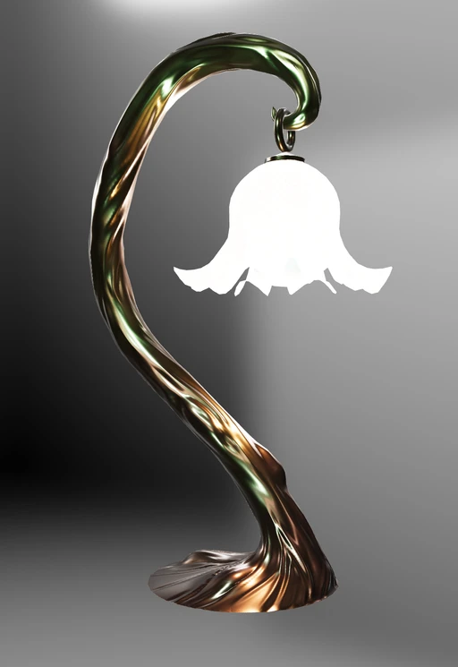 Lamp with Punctual Lights
